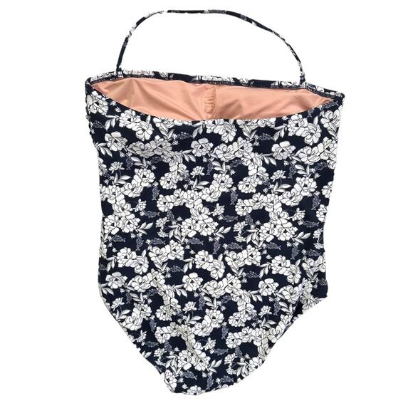 J. Crew Ruched One-Piece Magnolia Floral Swimsuit Plus Size 20 - Picture 3 of 8